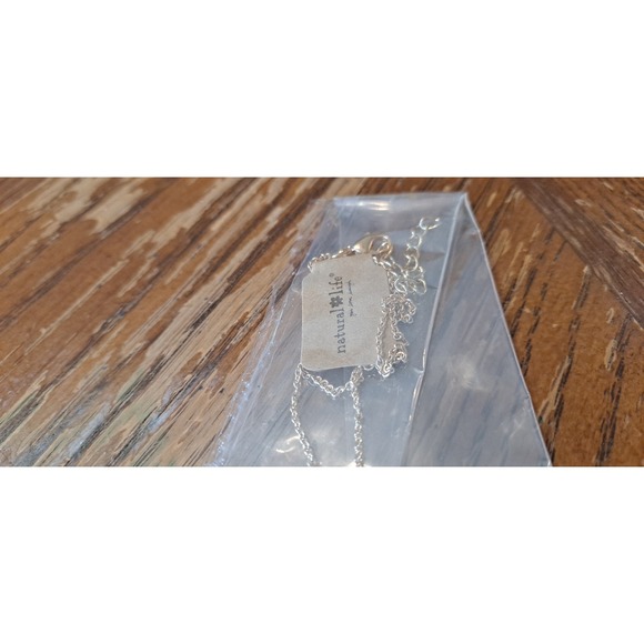 Beaded owl gold plated necklace Natural Life NEW TAG blue gift - Picture 4 of 5